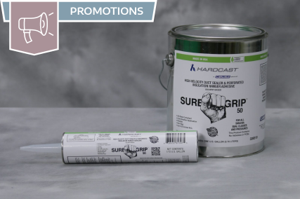 Save on Duct Sealant from Hardcast