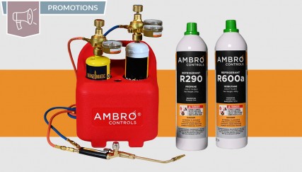 Ambro Controls Oxyset Precision Torch and Disposable Refrigerant Promotion